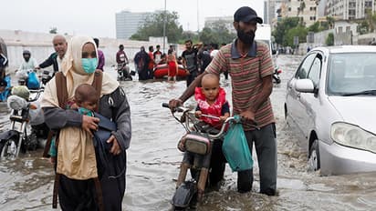 Torrential rains triggered flooding and damage in Karachi, Pakistan (Photo/Reuters)