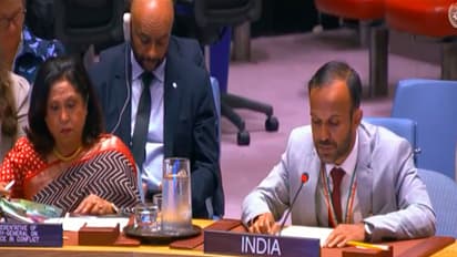 India’s Charge de Affairs at the United Nations, Eldos Mathew Punnoos (Image: X@IndiaUNNewYork)