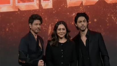 Aryan Khan with SRK, Gauri Khan (Image Source: ANI)