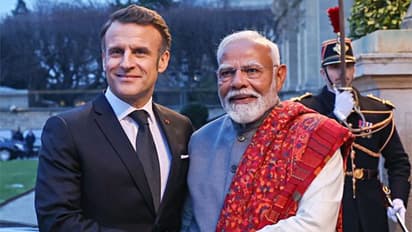 Prime Minister Narendra Modi with French President Emmanuel Macron (File Photo/ANI)