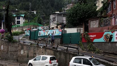 Vehicles stuck in silt in Kullu (Photo: ANI)