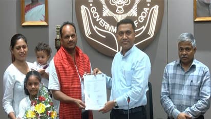 Brenden Valentine Crasto, third Pakistani national in Goa to obtain Indian citizenship (Photo/ANI)