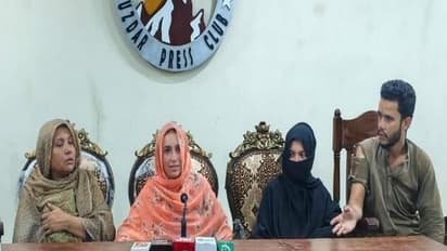 Press conference by the victim, Sughra Bibi (Photo: X@TBPEnglish)