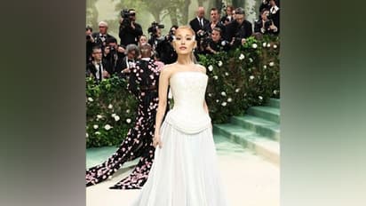 Ariana Grande at Met Gala 2024 (Image source: Instagram/metgalaofficial_)