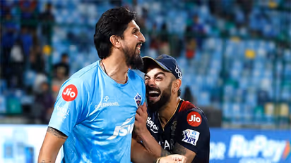 Ishant Sharma and Virat Kohli. (Photo: X)