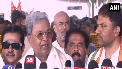 Karnataka CM Siddaramaiah. (Photo/ANI)