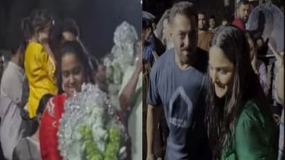 Salman Khan, and family bid bappa goodbye (Photo/instagram/@beingsalmankhan)