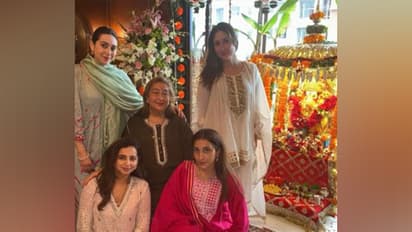 Kareena Kapoor's Ganpati celebrations (Photo/Instagram@therealkarismakapoor)