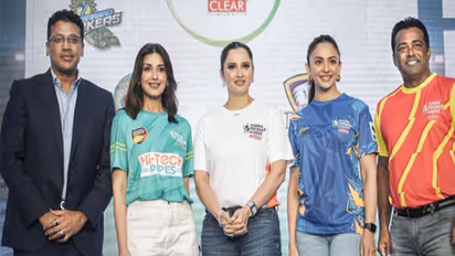 Mahesh Bhupathi (L) Sania Mirza (Middle) and Leander Paes  (R) (Photo: TPL) 