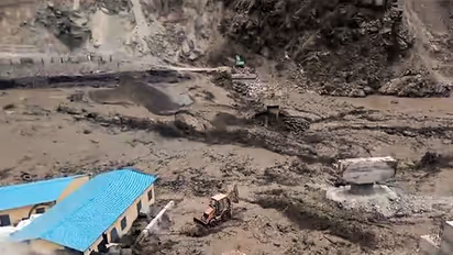 A damaged house following rains in Himachal Pradesh (File Photo/AN)