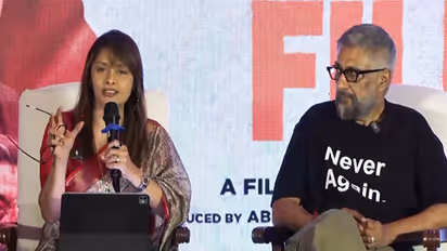 Pallavi Joshi, Vivek Ranjan Agnihotri (Photo/ANI)