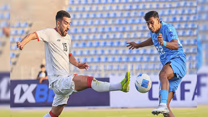 India and Afghanistan in action. (Photo: AIFF Media)