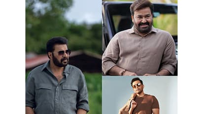 (L-R) Mammootty, Mohanlal, and Prithviraj Sukumaran (Photo: Instagram/@therealprithvi)