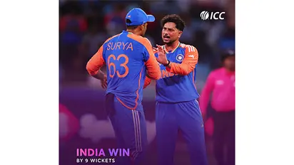 Kuldeep Yadav shined for India with a four-wicket haul. (Photo: ICC website)