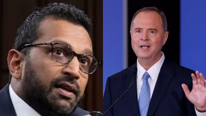 FBI Director Kash Patel (on left) and US Senator Adam Schiff (File Photo/Reuters)