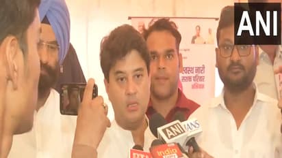 Jyotiraditya M. Scindia, Minister for Communication and Development of North Eastern Region (Photo/ANI)