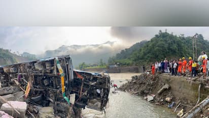 Flood affected areas in Himachal's Dharampur (Photo/ANI)