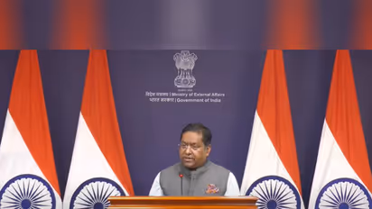 MEA Spokesperson Randhir Jaiswal (Photo/ YouTube @MEAIndia)