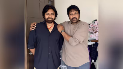 Actors-politician Pawan Kalyan, Megastar Chiranjeevi (Photo/Instagram@chiranjeevikonidela)