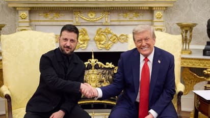 US President Donald Trump with Ukrainian President Volodymyr Zelenskyy (Photo/X@ZelenskyyUa)