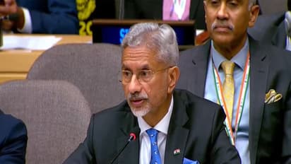 EAM S Jaishankar at the G20 Foreign Ministers’ Meeting in New York.  (Photo:X/DrSJaishankar)