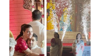 Rani Mukerji, Kajol and Ayan Mukerji (Image source: ANI)