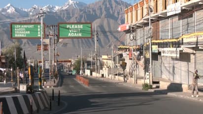 Restrictions continue in Leh (Photo/ANI)