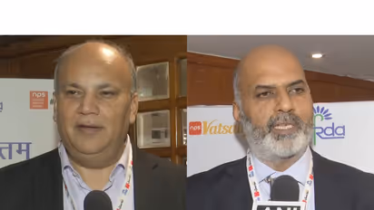Sumit Shukla, CEO, Axis Pension Fund (Left), Sriram Iyer MD & CEO, HDFC Pension (Right) (Photo/ANI) 
