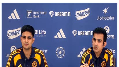 Shubman Gill and Gautam Gambhir. (Photo: ANI)