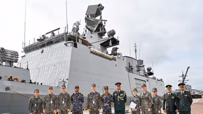 India–South Korea hold first naval exercise as INS Sahyadri docks (Photo/PIB)
