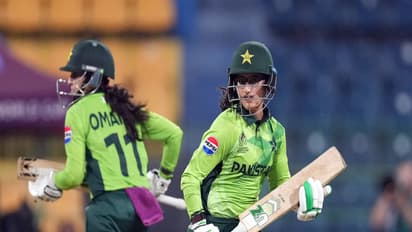 Pakistan women batters in action during the game Pakistan batters in action (Photo: ICC)