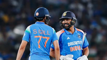 Rohit Sharma and Shubman Gill. (Photo/ANI)