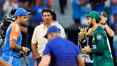 India skipper Suryakumar Yadav and Pakistan captain Salman Agha (Photo/ANI)