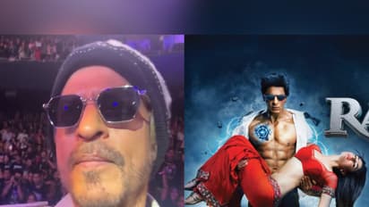 Srk (L) Ra. One poster (R) (Photo/Instagram@iamsrk/Amazon Prime)