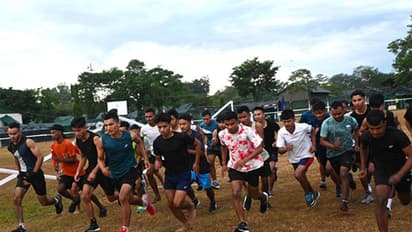 Agniveer recruitment process (Photo/ANI)