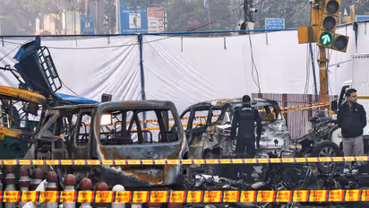 Visual from the site of blast in Delhi (Photo/ANI)