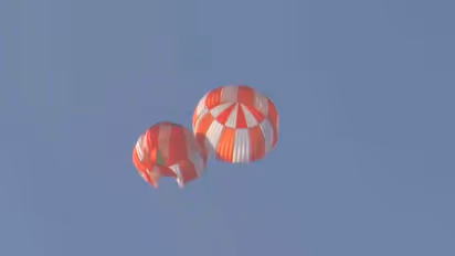 Visuals of the IMAT test by ISRO in Uttar Pradesh (Photo/X @ISRO)