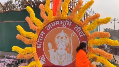Ayodhya readies for Ram Temple flag ceremony (Photo/ANI) 