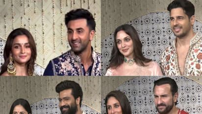 Bollywood stars attend Ambanis' Ganesh Chaturthi celebrations (Photo/ANI)