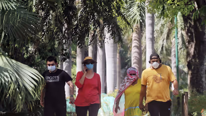 Morning walkers out for a walk at Lodhi Garden (File Photo: ANI)