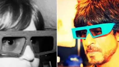 In Pics: Shah Rukh goes out on a late night walk with son AbRam