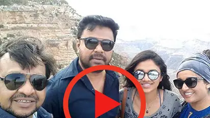 Videos: Dileep and Kavya enjoying at the Grand Canyon