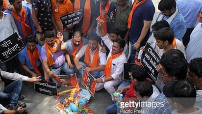 "Boycott China" activists protest after India loses NSG membership