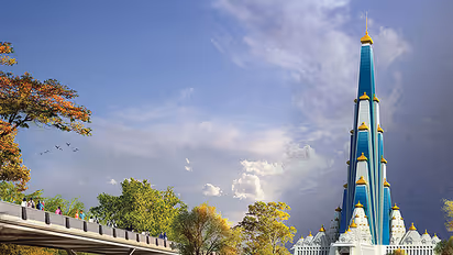 World’s tallest temple, Chandrodaya Mandir to have a theme park