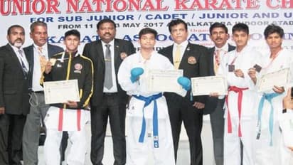 தேசிய அளவிலான ஜூனியர் கராத்தே போட்டியில் தமிழ்நாட்டுக்கு ஐந்து தங்கப் பதக்கங்கள்…