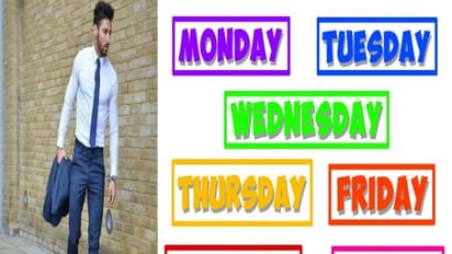 எந்த கிழமையில் எந்த கலர் டிரஸ் போட்டால் வெற்றி கிட்டும் பார்க்கலாமா..?