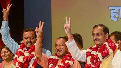 Yogi Adityanath takes over UP reins with 'sabka haath, sabka vikas' as motto