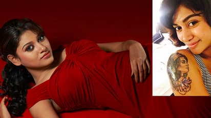 Tollywood Oviya flaunts her gypsy tattoo!