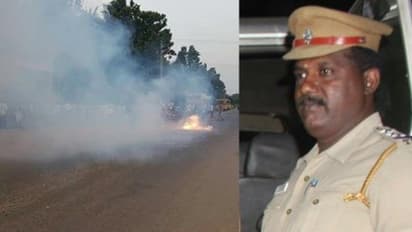 லஞ்சம் கேட்ட இன்ஸ்பெக்டர் கைது!! - கிடா வெட்டி கொண்டாடிய கிராமத்தினர்...!