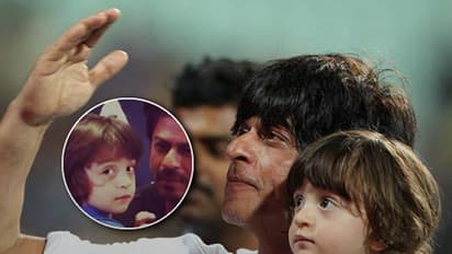 Viral: Watch how little AbRam stole the show from SRK?
